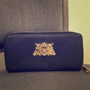 Juicy Couture black and gold wallet